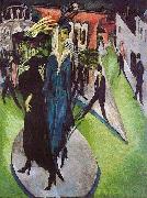 Ernst Ludwig Kirchner Potsdamer Platz Sweden oil painting artist